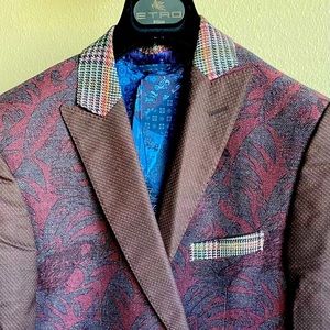 ETRO Mens Designer Suit Jacket and Trousers
